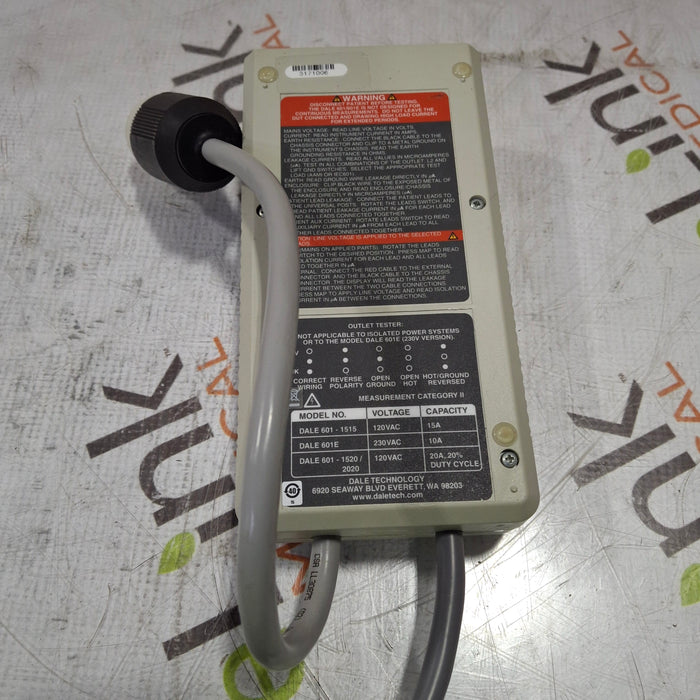 Dale Technology Dale Technology Dale 601 Safety Analyzer Test Equipment reLink Medical