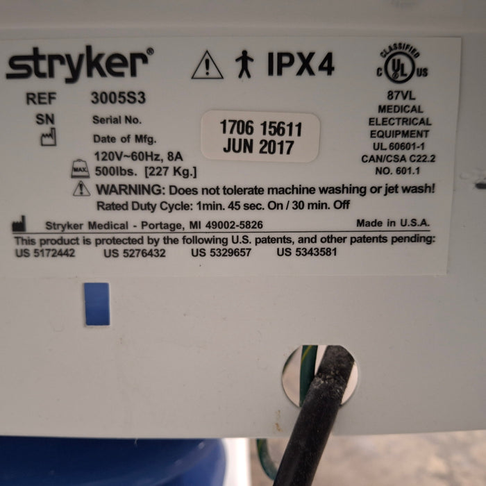 Stryker Secure III 3005 Hospital Bed
