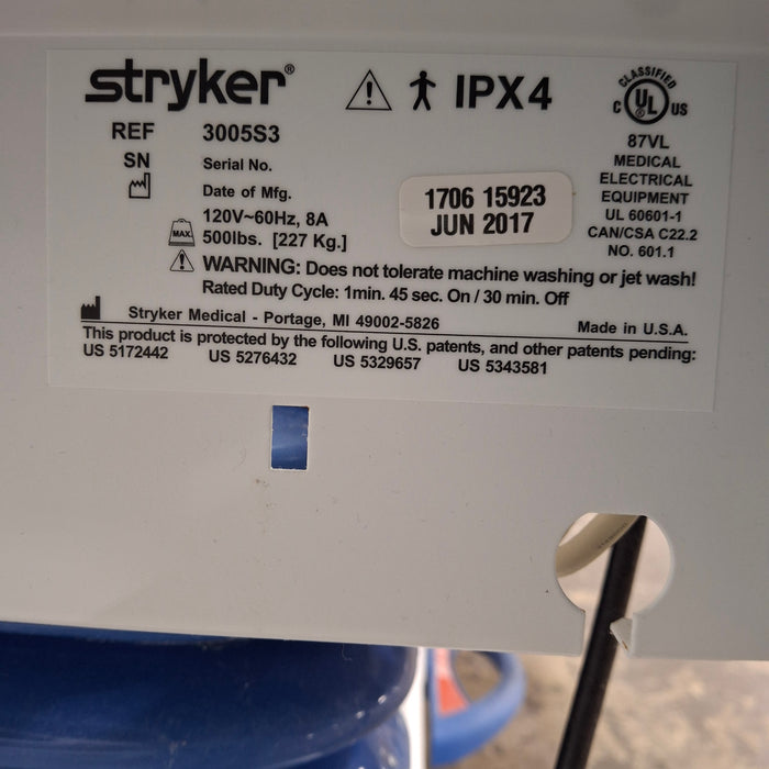 Stryker Secure III 3005 Hospital Bed