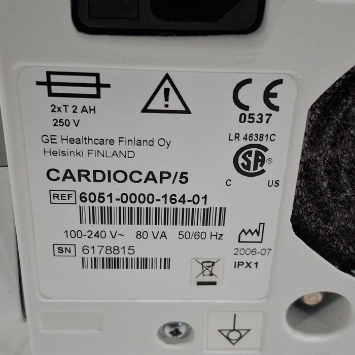 Datex-Ohmeda Cardiocap 5 Anesthesia Monitor