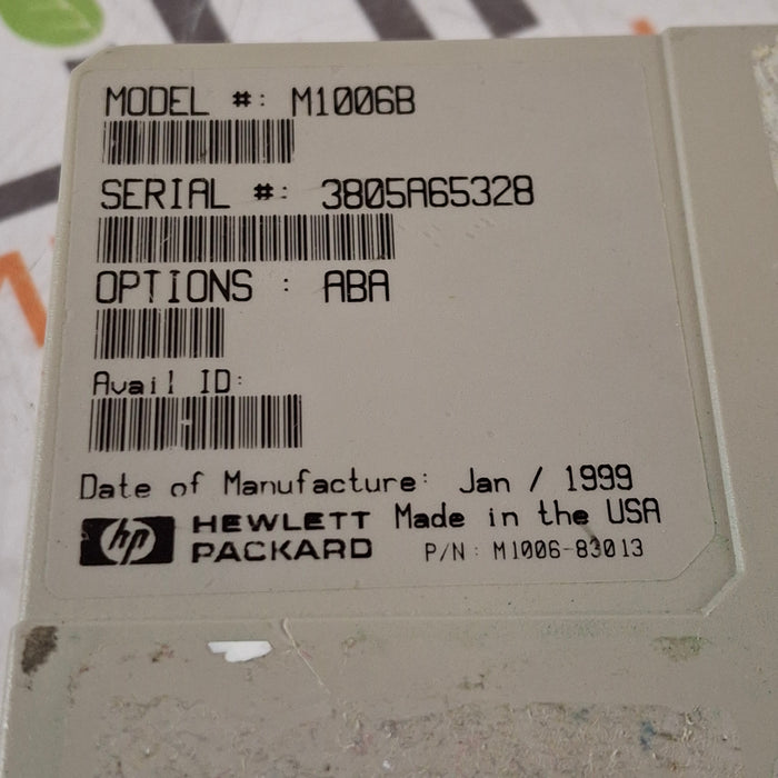 Philips Philips M1006B Single Parameter IBP Module Patient Monitors reLink Medical
