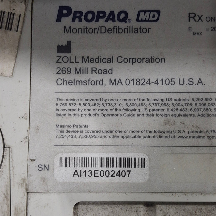 Zoll Zoll Propaq MD Vital Signs and Defibrillator Defibrillators reLink Medical