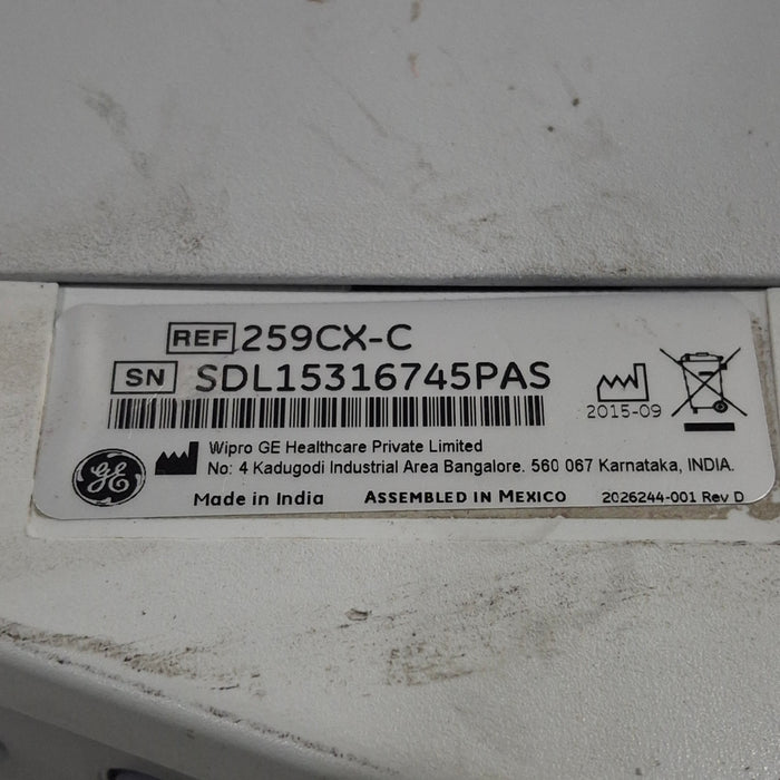 GE Healthcare GE Healthcare Corometrics 250cx Series Model 259cx-c Fetal Monitor Patient Monitors reLink Medical