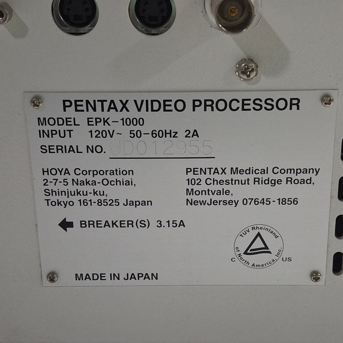 Pentax Medical Pentax Medical EPK-1000 Video Processor Flexible Endoscopy reLink Medical
