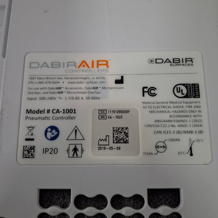 Dabir Surfaces Dabir Surfaces CA-1001 Pneumatic Controller Surgical Power Instruments reLink Medical