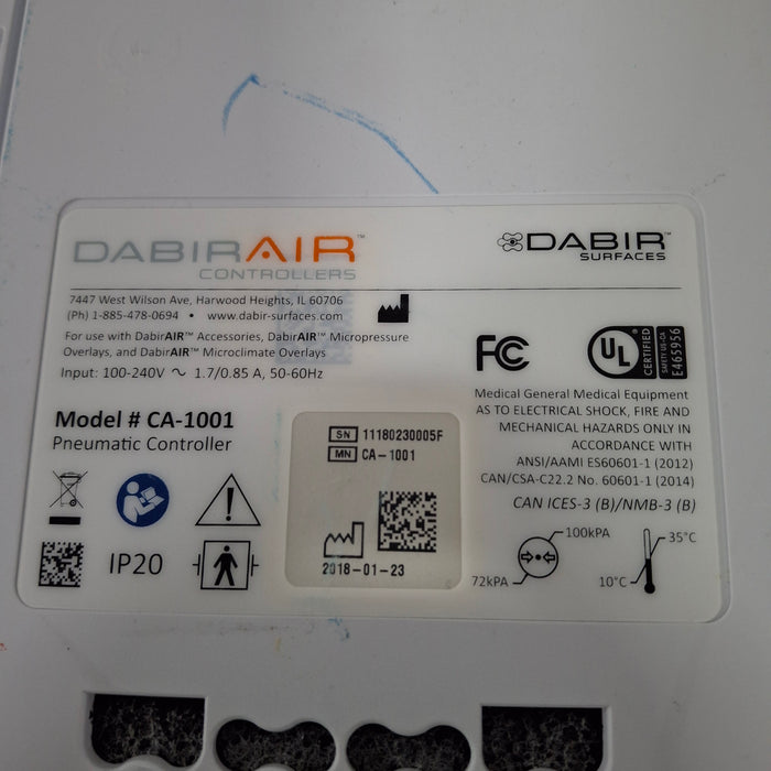 Dabir Surfaces Dabir Surfaces CA-1001 Pneumatic Controller Surgical Power Instruments reLink Medical