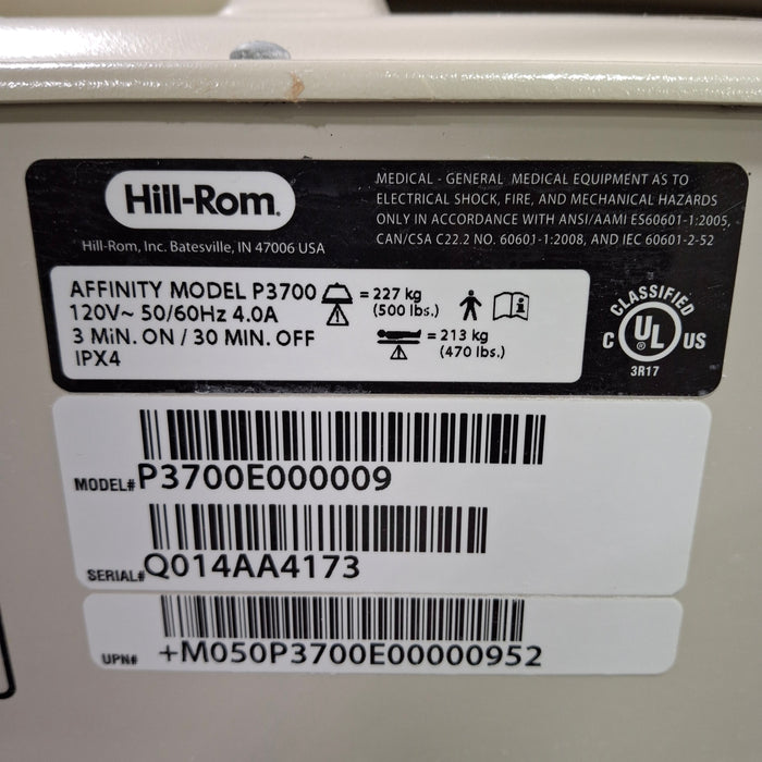 Hill-Rom Affinity 4 Patient Birthing Bed