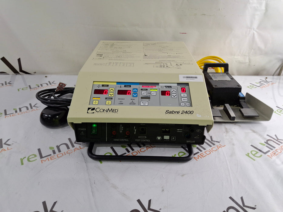 ConMed Sabre 2400 Electrosurgical Unit