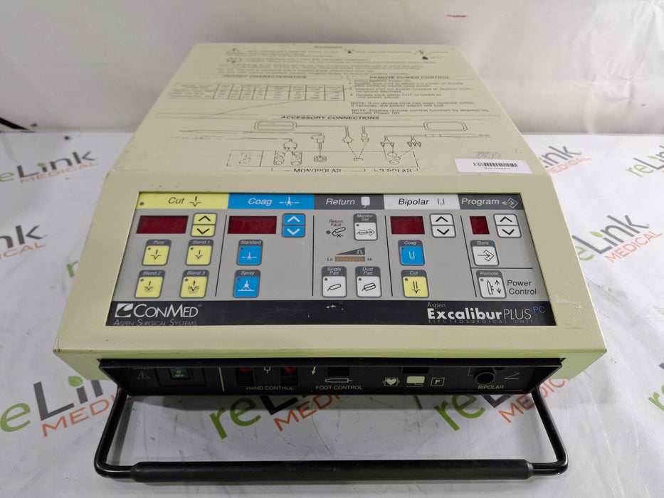 ConMed ConMed Aspen Excalibur Plus Electrosurgical Unit Electrosurgical Units reLink Medical
