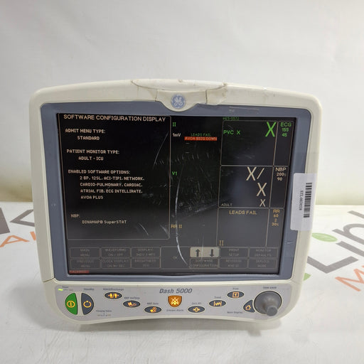 GE Healthcare GE Healthcare Dash 5000 - GE/Nellcor SpO2 Patient Monitor Patient Monitors reLink Medical