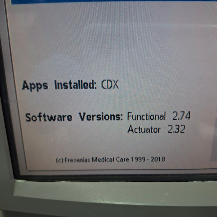 Fresenius 2008T Dialysis Machine Hemodialysis