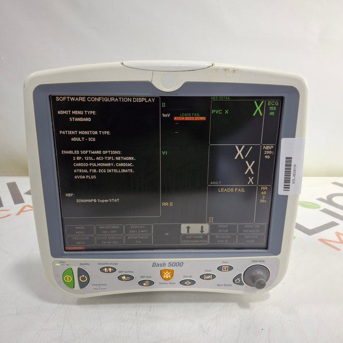 GE Healthcare GE Healthcare Dash 5000 - GE/Nellcor SpO2 Patient Monitor Patient Monitors reLink Medical