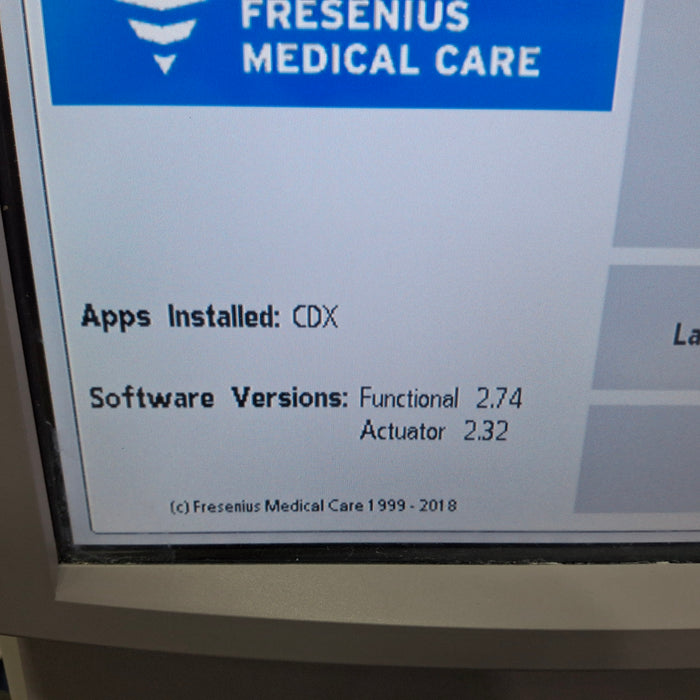 Fresenius 2008T Dialysis Machine Hemodialysis