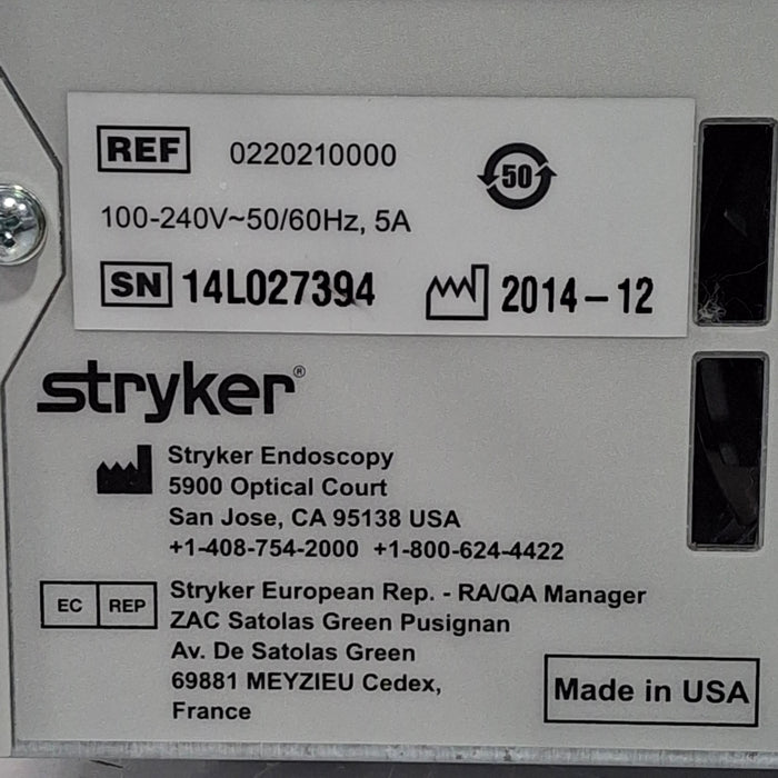 Stryker Stryker L9000 Light Source Rigid Endoscopy reLink Medical
