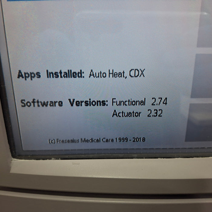 Fresenius 2008T Dialysis Machine Hemodialysis