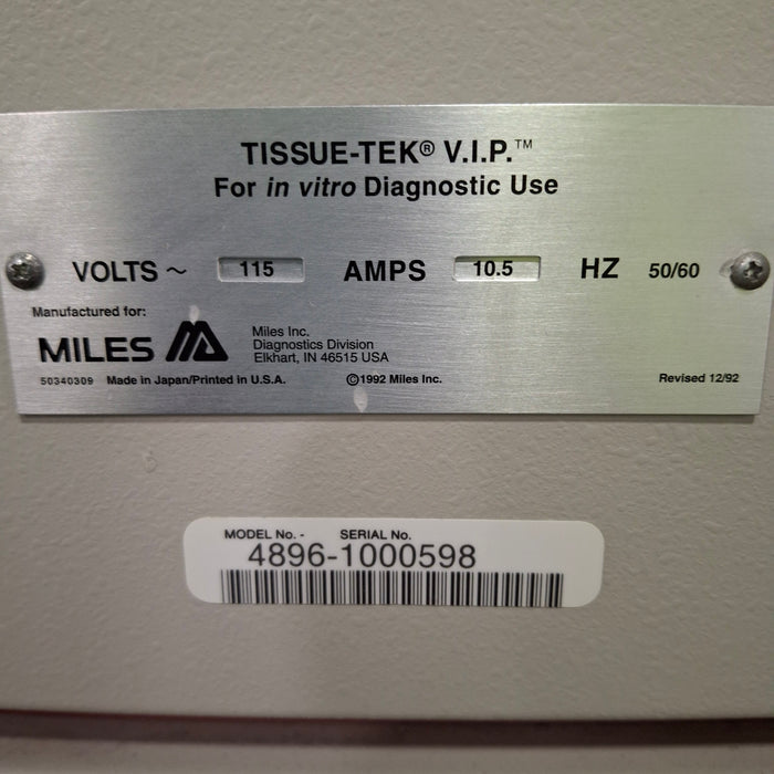 SAKURA Tissue-Tek VIP Tissue Processor