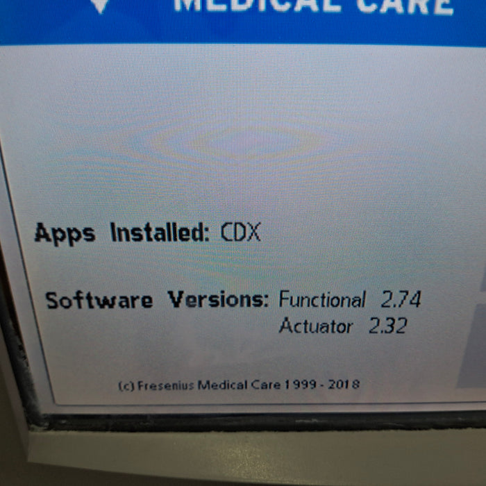 Fresenius 2008T Dialysis Machine Hemodialysis