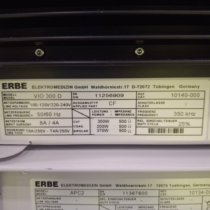 Erbe VIO 300D Electrosurgical Unit