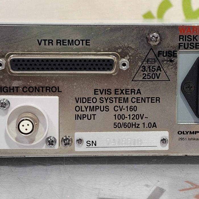 Olympus Olympus CV-160 Video Processor Flexible Endoscopy reLink Medical