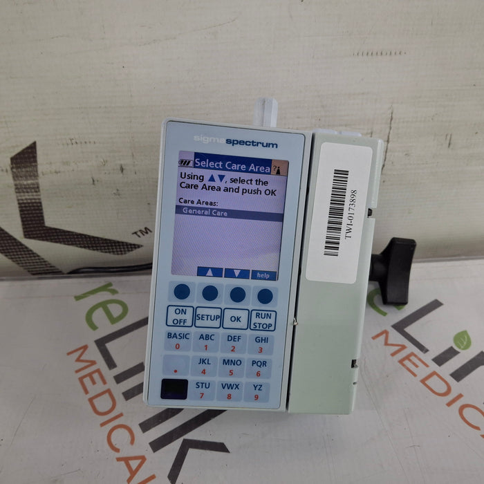 Baxter Sigma Spectrum 6.02.06 with B/G Battery Infusion Pump
