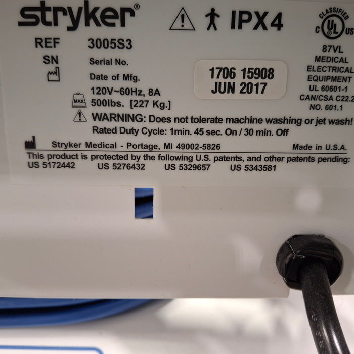 Stryker Secure III 3005 Hospital Bed