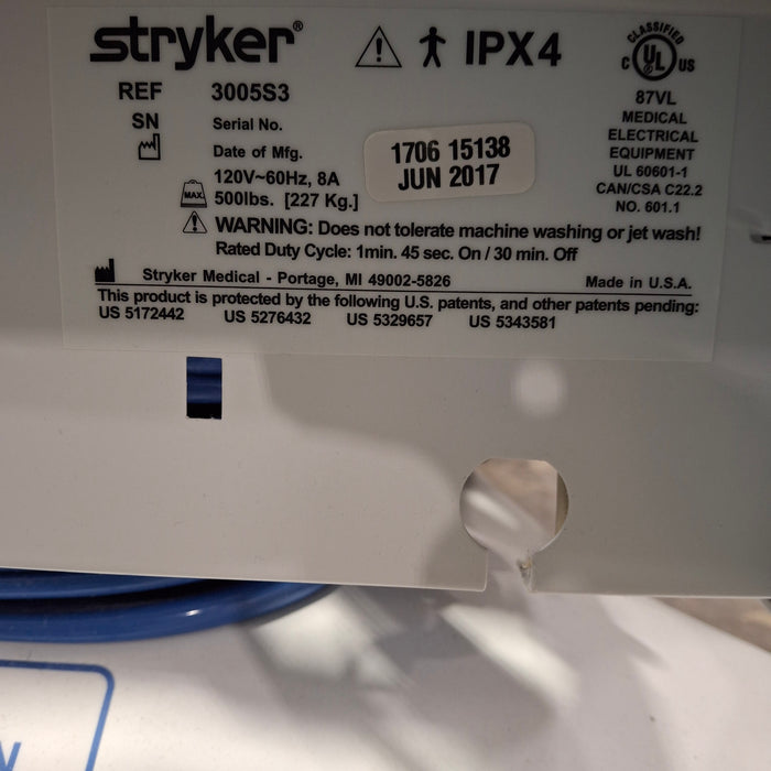 Stryker Secure III 3005 Hospital Bed