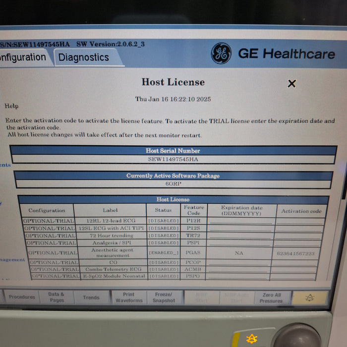 GE Healthcare Carescape B650 Patient Monitor