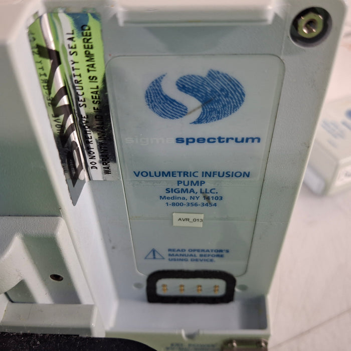 Baxter Sigma Spectrum 6.02.06 with B/G Battery Infusion Pump
