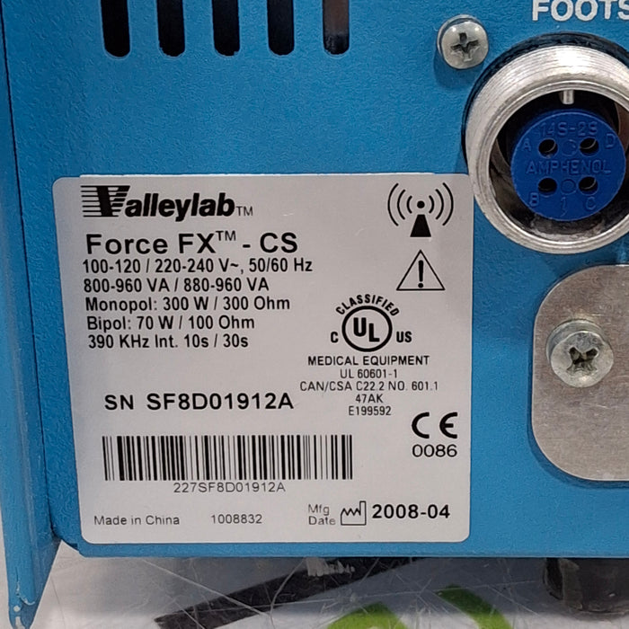 Covidien Valleylab Force FX-C Electrosurgical Generator