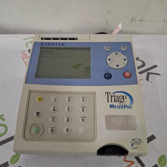 Biosite Inc. Triage MeterPro Rapid Testing Platform