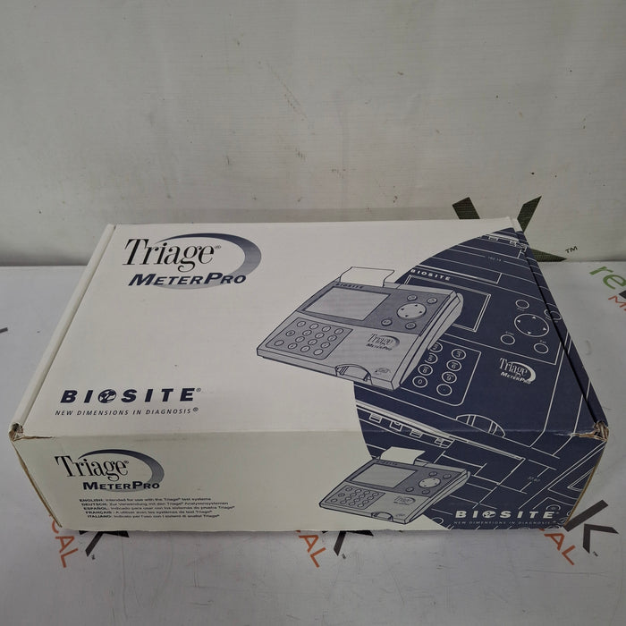 Biosite Inc. Triage MeterPro Rapid Testing Platform