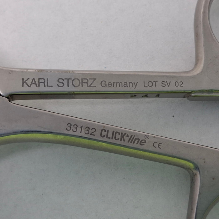 Karl Storz Karl Storz 33132 Clickline Metal Handle with Swing-Away Ratchet Surgical Instruments reLink Medical