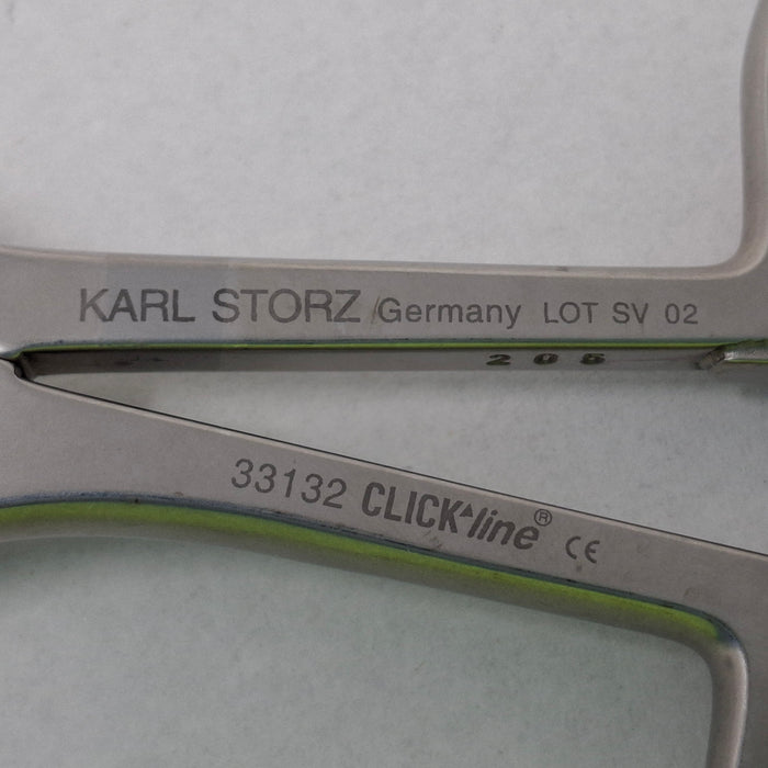 Karl Storz Karl Storz 33132 Clickline Metal Handle with Swing-Away Ratchet Surgical Instruments reLink Medical
