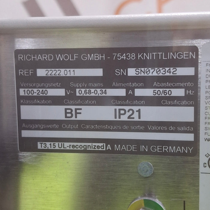 Richard Wolf Richard Wolf 2222.011 Hystero Pump II Fluid System Surgical Equipment reLink Medical
