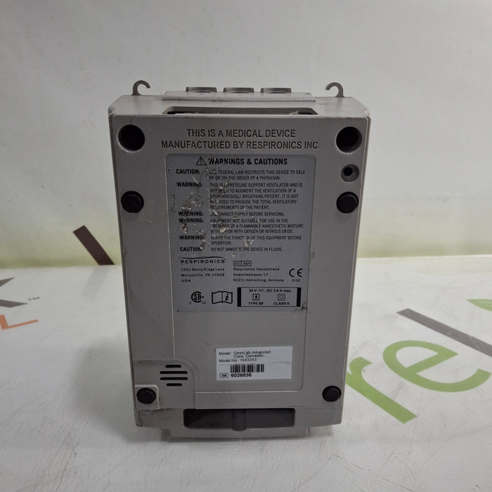 Respironics 1043343 OmniLab Core CPAP Machine