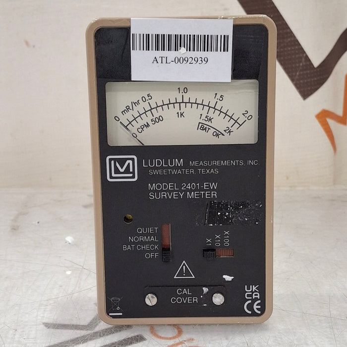 Ludlum Measurements Ludlum Measurements Model 2401-EW Survey Meter Test Equipment reLink Medical