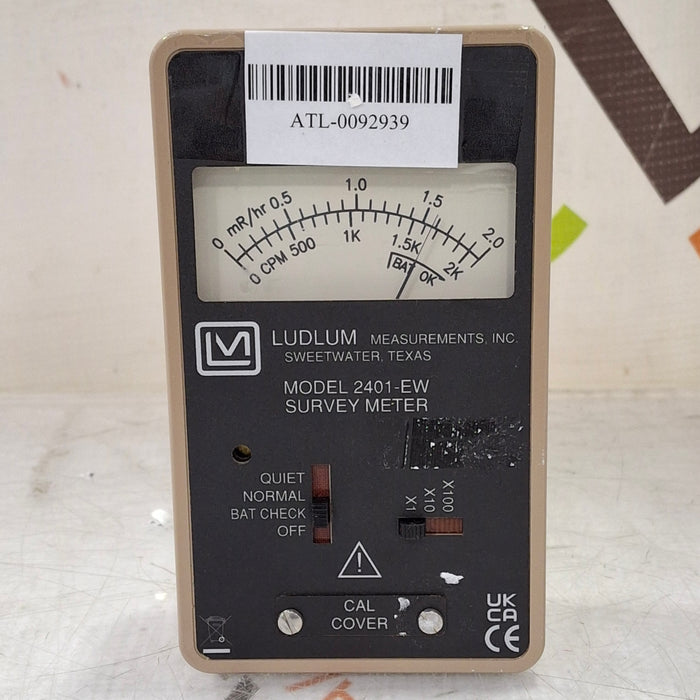 Ludlum Measurements Ludlum Measurements Model 2401-EW Survey Meter Test Equipment reLink Medical