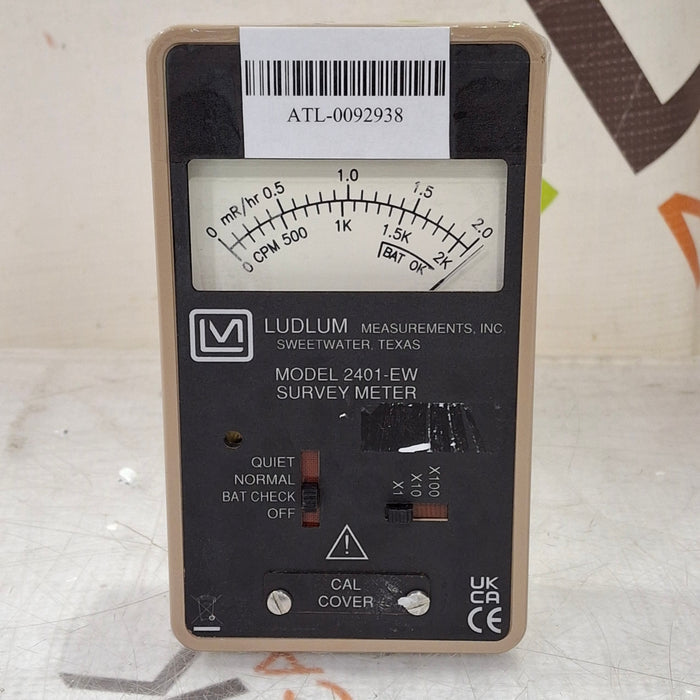 Ludlum Measurements Ludlum Measurements Model 2401-EW Survey Meter Test Equipment reLink Medical