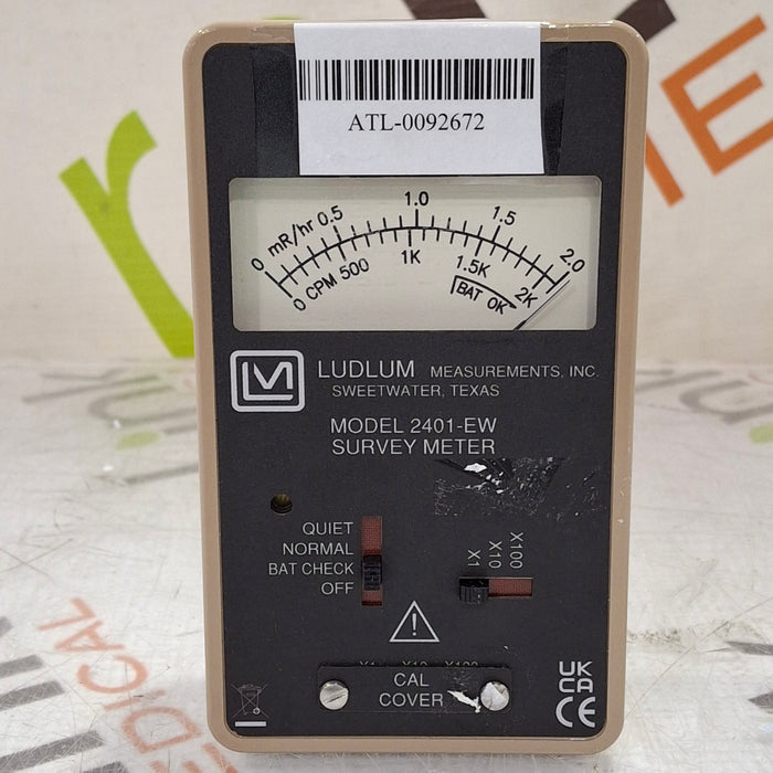 Ludlum Measurements Ludlum Measurements Model 2401-EW Survey Meter Test Equipment reLink Medical