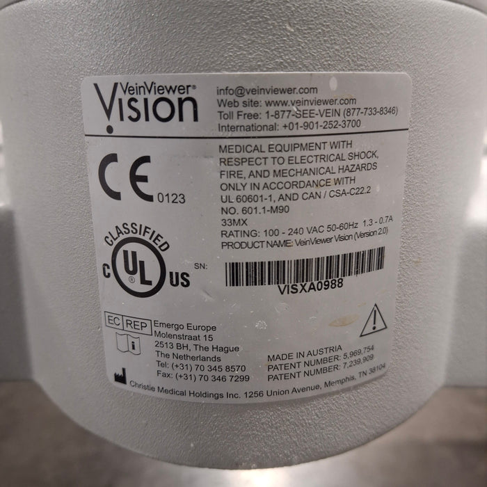Christie Medical Holdings Christie Medical Holdings Vein Viewer Vision Vein Locator Ultrasound Probes reLink Medical