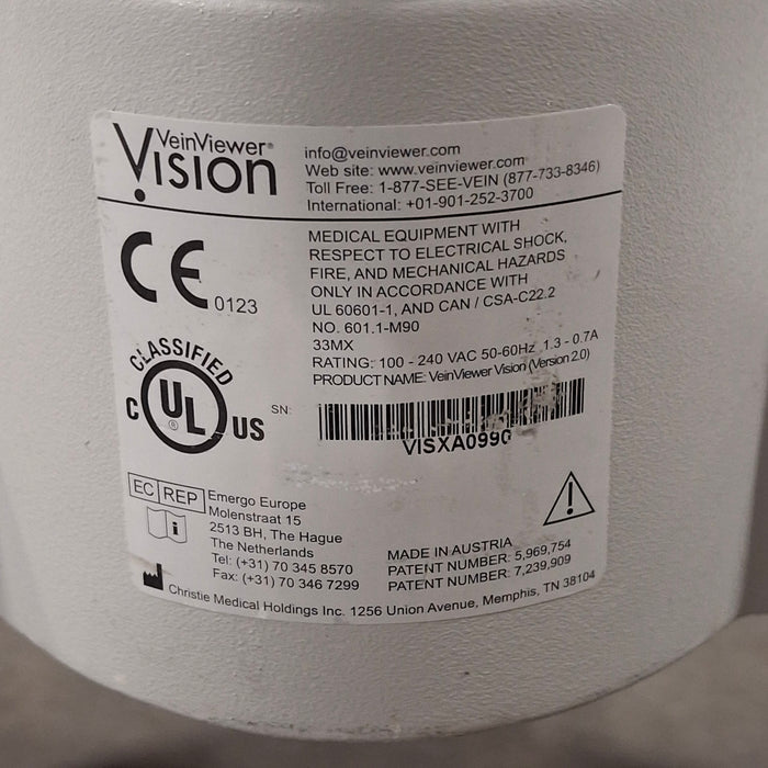 Christie Medical Holdings Vein Viewer Vision Vein Locator