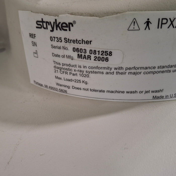 Stryker 0735 Stretcher