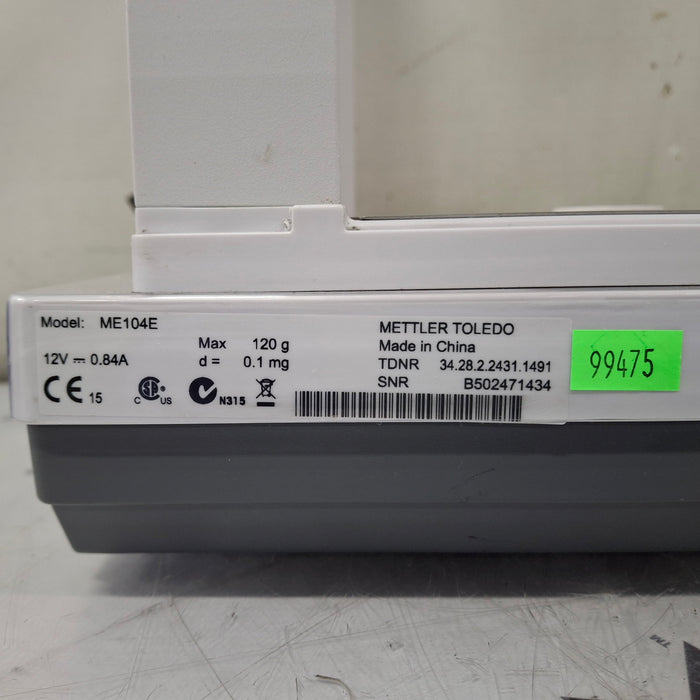 Mettler-Toledo, Inc. Mettler-Toledo, Inc. ME104E Analytical Balance Scale Research Lab reLink Medical