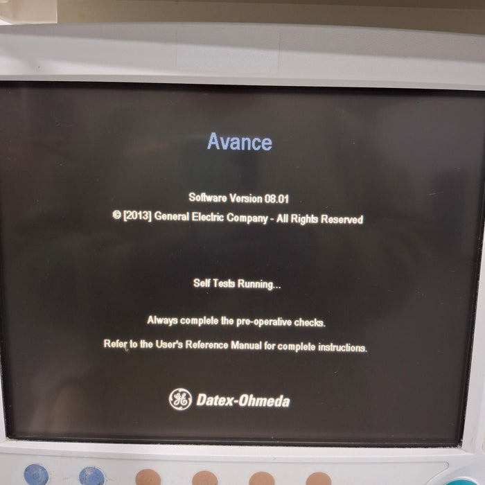 GE Healthcare S/5 Avance Anesthesia System