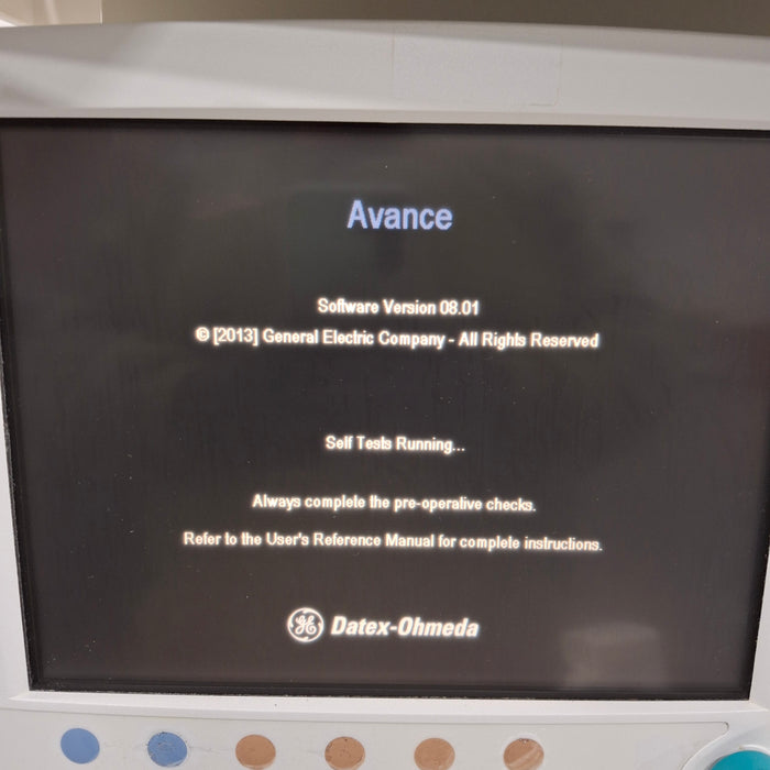 GE Healthcare S/5 Avance Anesthesia System