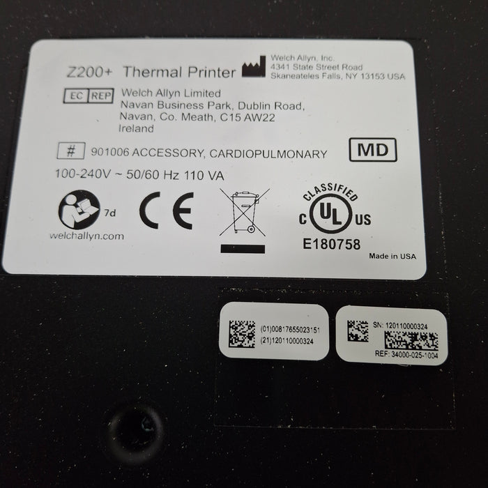 Mortara Mortara Z200+ Thermal Printer Cardiology reLink Medical
