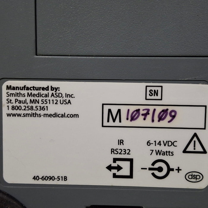 Smiths Medical Medfusion 3500 Syringe Infusion Pump