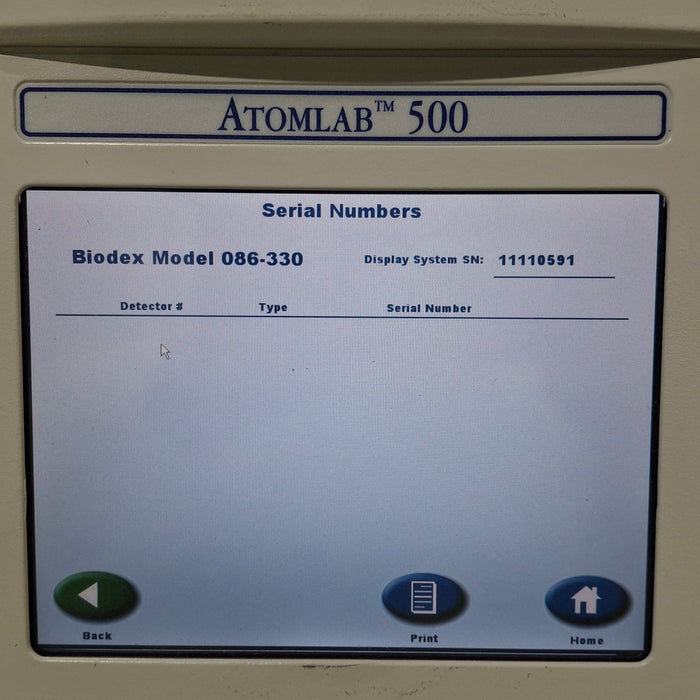 Biodex Atomlab 500 Dose Calibrator