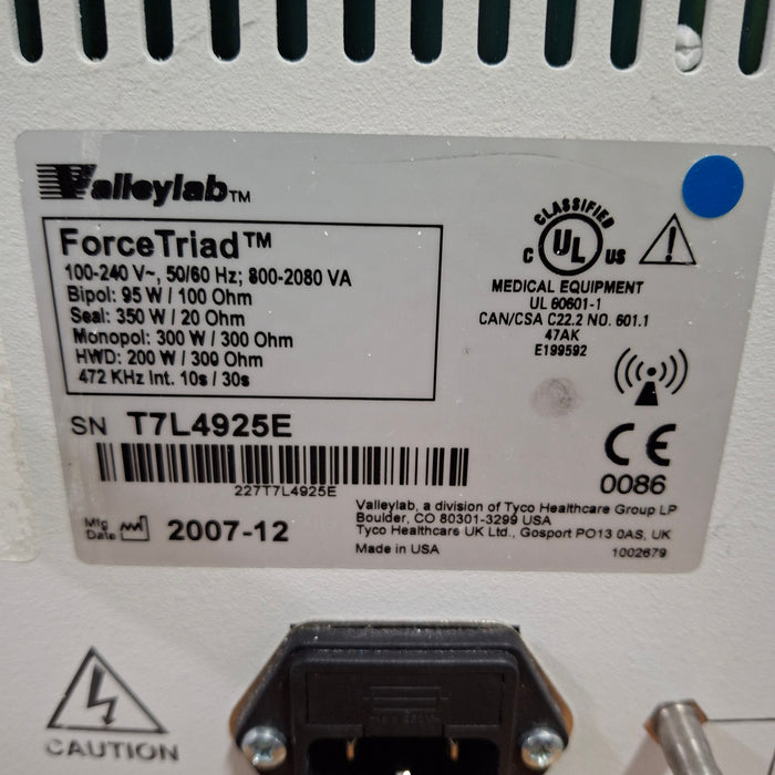 Covidien Force Triad 3.8-4.0 Electrosurgical Unit