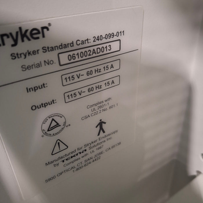 Stryker 240-099-011 Standard Cart